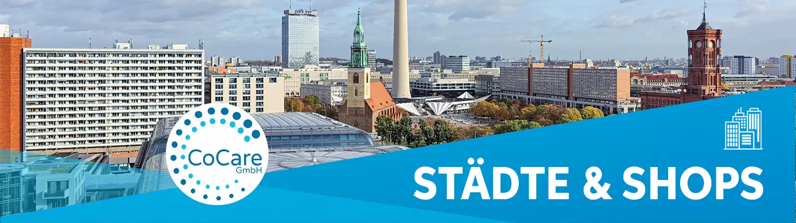 Städte und Shops Standorte